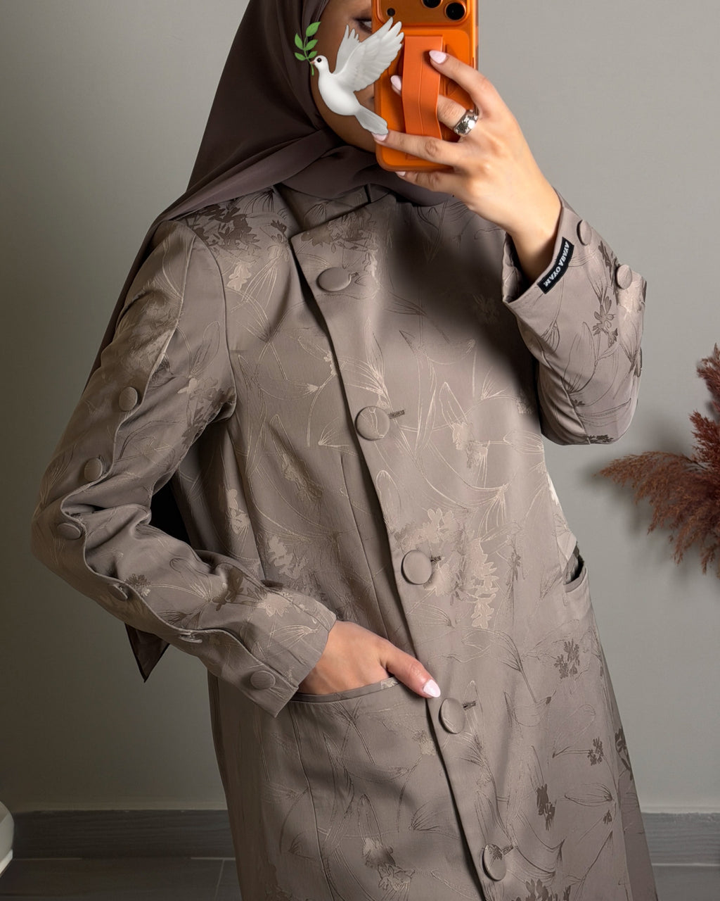 Silk blazer