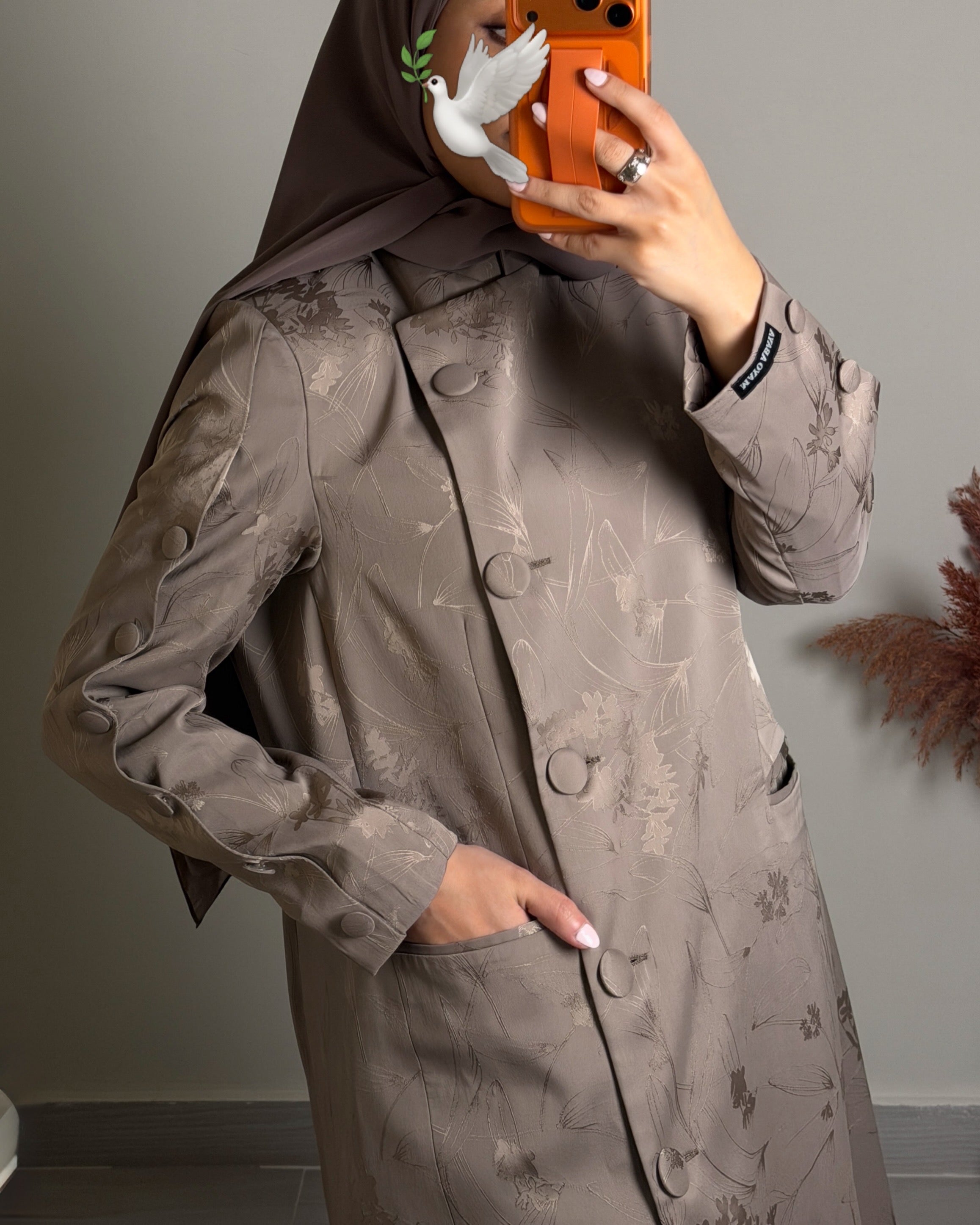 Silk blazer