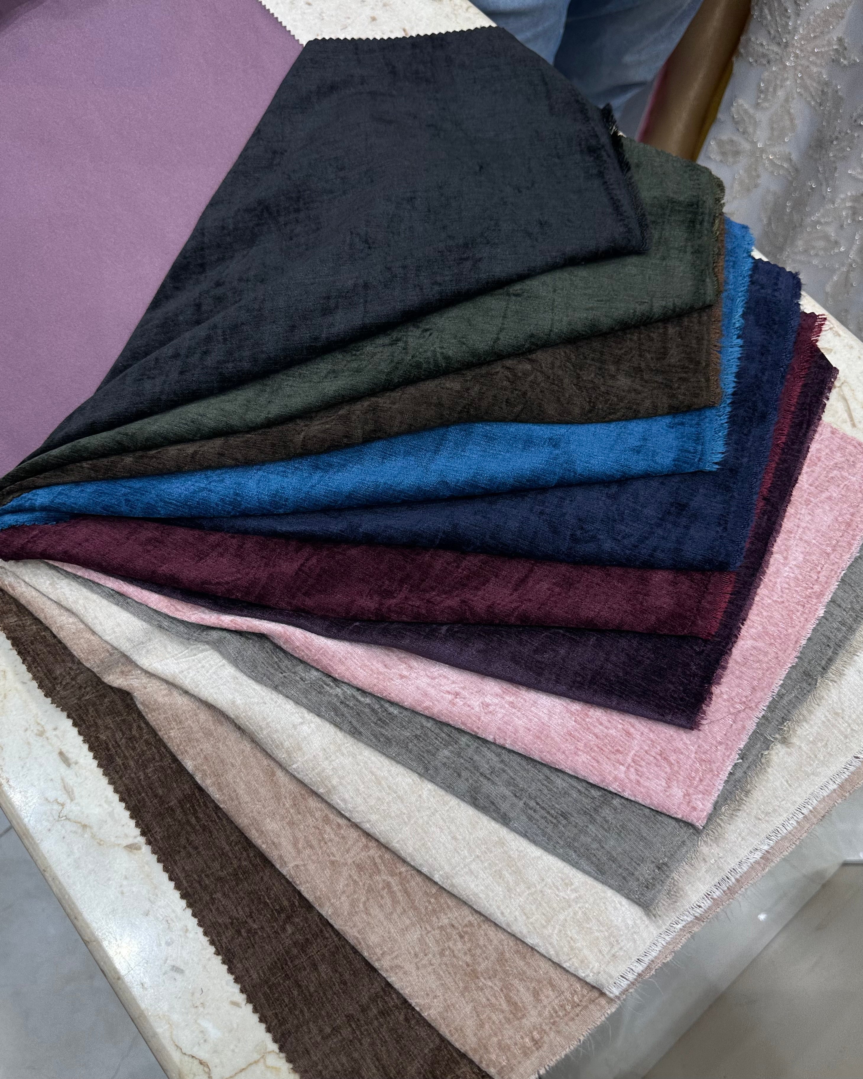 بشت مخمل مع كلفة تطريز-winter2-2025