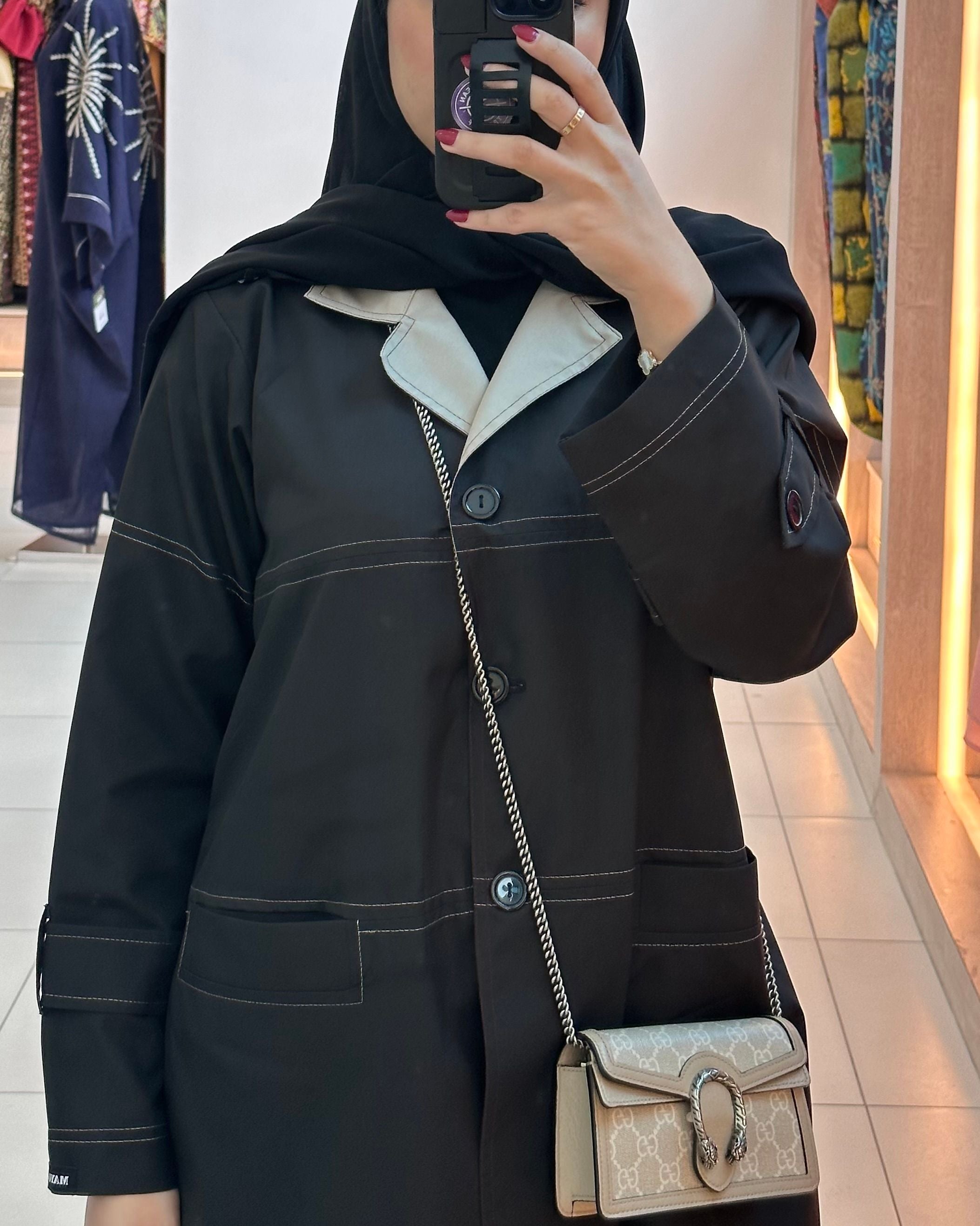 Trench coat دبل فيس