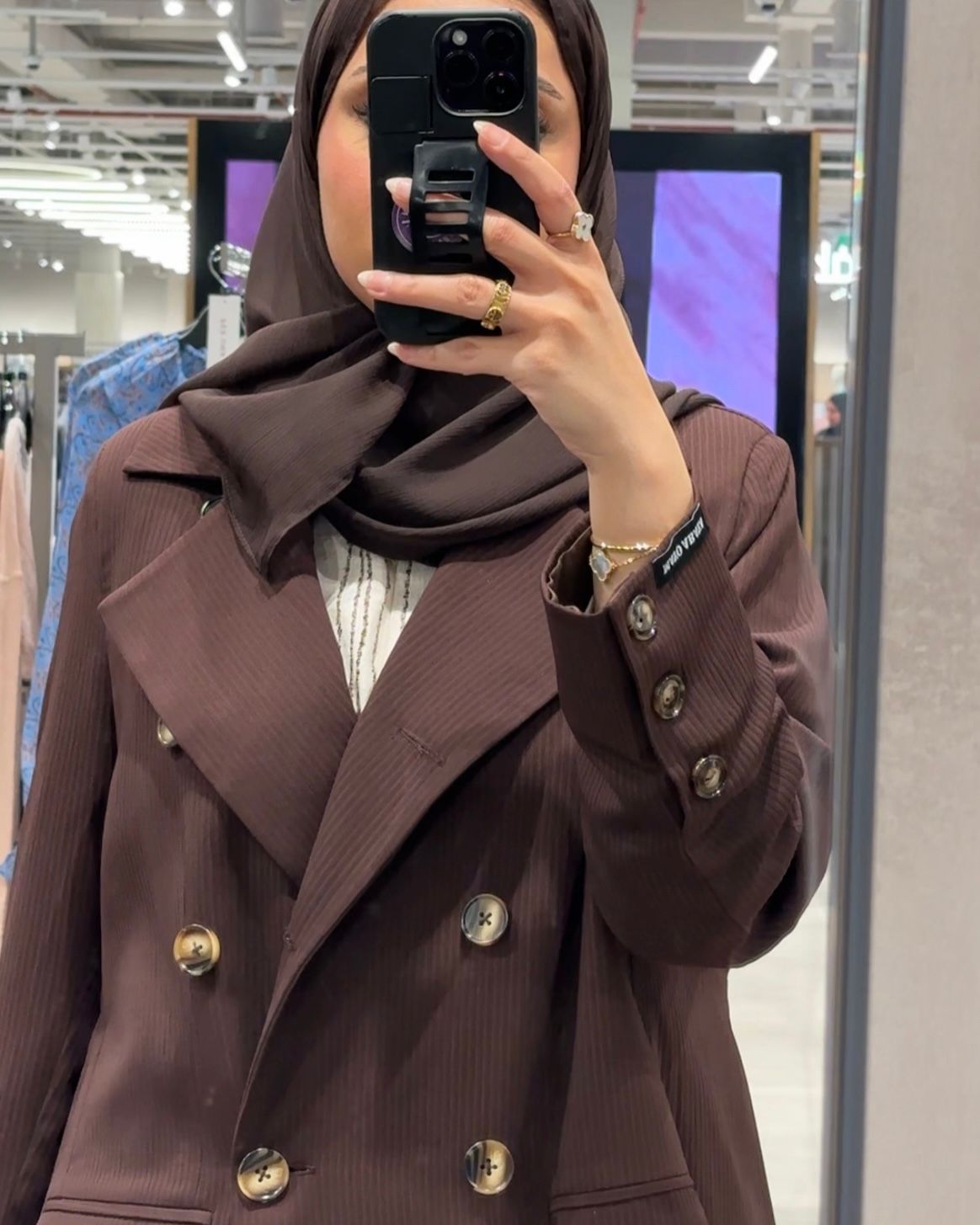 blazer مقلم خفيف